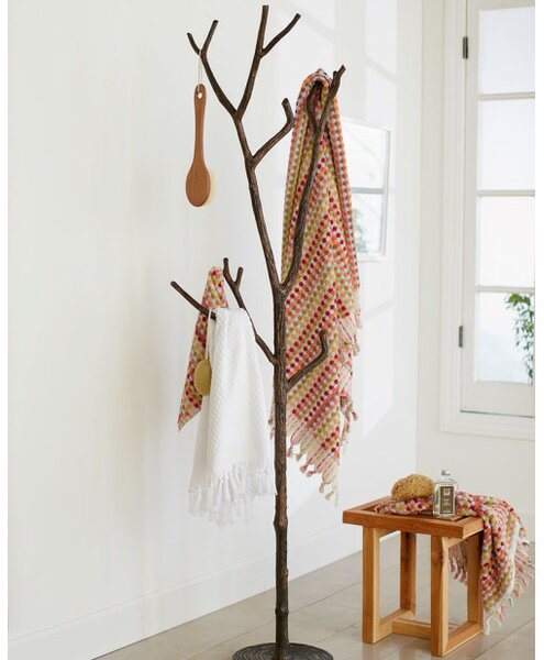 Tree trunk coat discount rack